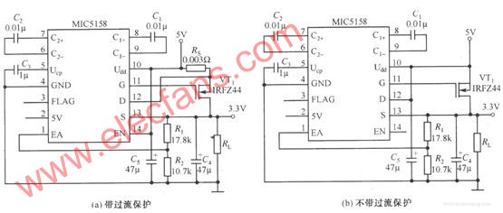 MIC5158組成的<b class='flag-5'>5V</b><b class='flag-5'>輸入</b>、3.3<b class='flag-5'>V</b>/10<b class='flag-5'>A</b><b class='flag-5'>輸出</b>的<b class='flag-5'>線性</b><b class='flag-5'>穩(wěn)壓</b>