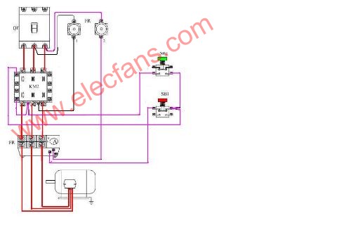 泰交流接触器与热继电器接线图