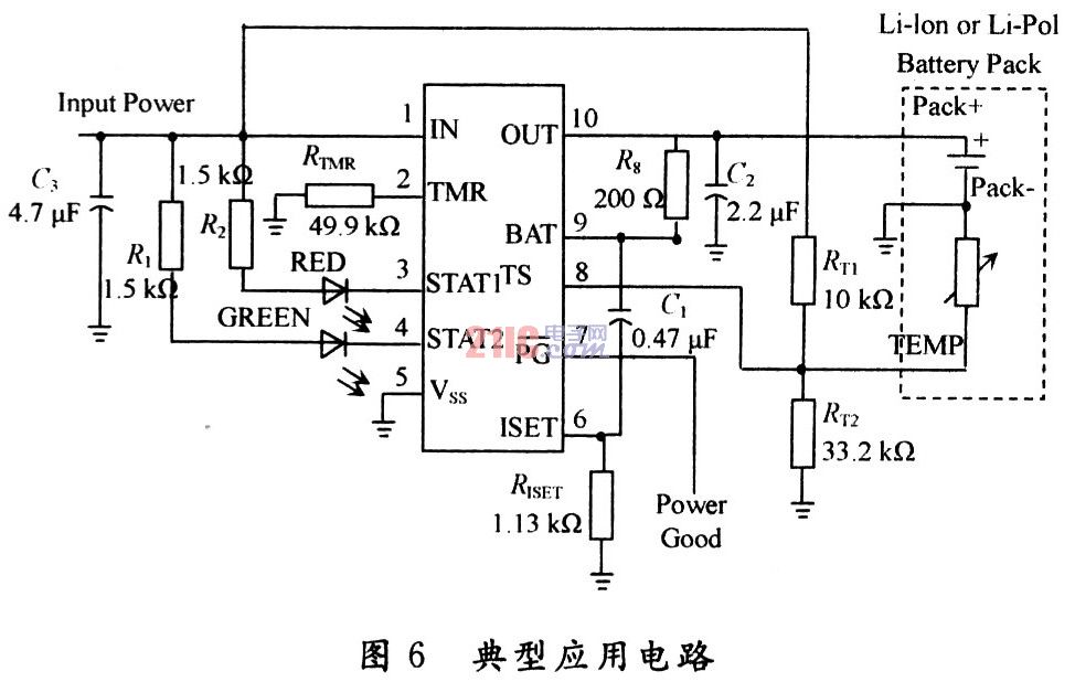 采用BQ24060的<b class='flag-5'>鋰離子電池</b><b class='flag-5'>充電器</b><b class='flag-5'>設計方案</b>