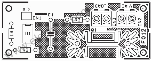 固態繼電器開關電路,Solid state relay sw