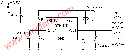 RT9173B应用电路及参数资料