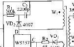 WS157組成的市電變12V開關穩壓器電路圖
