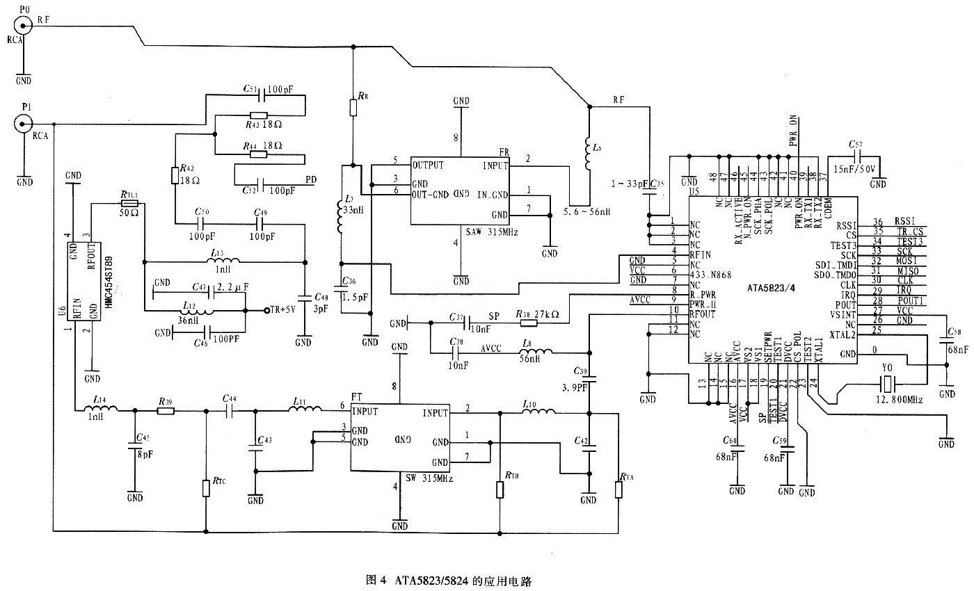 ATA5823／5824及其在短距離無線通信中的應(yīng)用