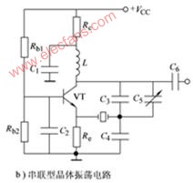 串聯(lián)型晶體振蕩器電路圖