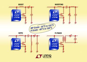 LT3757/LT3758 宽输入范围的DC-C控制器(Li