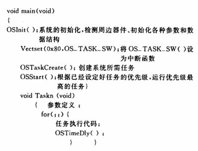 嵌入式操作系统UC/OSII的内核结构及介绍