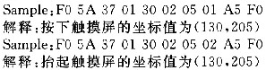 基于LJD-ZN-8400T智能触摸液晶显示终端与单片机的接