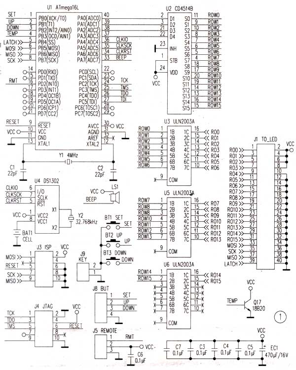 LED<b class='flag-5'>點(diǎn)陣</b><b class='flag-5'>顯示器</b>原理及程序