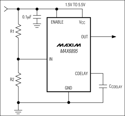 MAX6895,mAX6896,MAX6897,MAX6898,MAX6899超小型可调节排序/监控