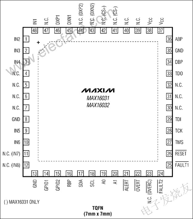 基于EEPROM的<b class='flag-5'>系统</b>监控器<b class='flag-5'>MAX16031</b>/<b class='flag-5'>MAX</b>1603