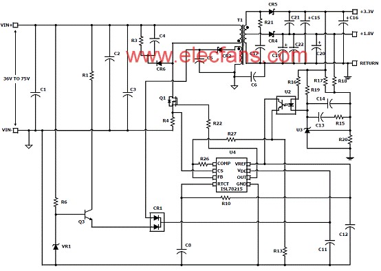 ISL78215設(shè)計(jì)的PWM電流模式電源控制技術(shù)