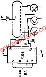 C301 BCD-10<b class='flag-5'>進制</b><b class='flag-5'>譯碼器</b>的應用<b class='flag-5'>電路</b>圖