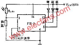 FS-2电测光集成电路的应用电路图
