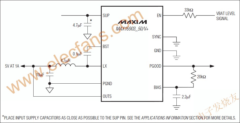 小尺寸、同步整流<b class='flag-5'>buck</b><b class='flag-5'>轉(zhuǎn)換器</b><b class='flag-5'>MAX</b>16903