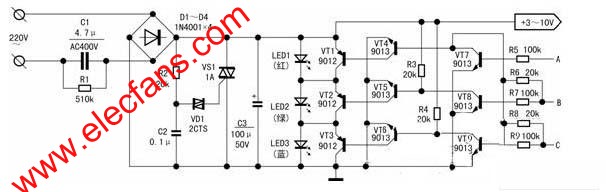 1W大功率LED驅動電源電路分析