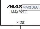 MAX16833/MAX16833B 峰值电流控制模式LED