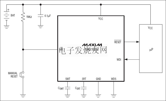 MAX16056-MAX16059超低电流125nA 微处理
