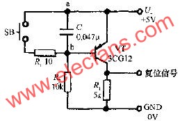 ICM7217A構成的上電自動復位及手動復位電路