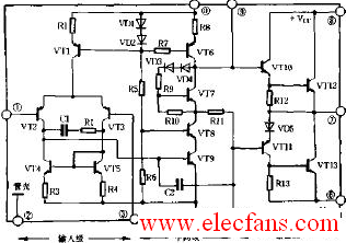 50W功率放大器電路原理圖