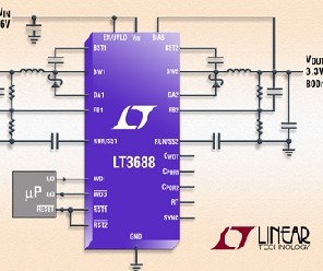 凌力尔特推出双通道降压型开关稳压器LT3688
