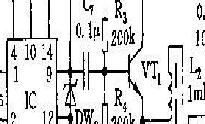 555组成的电子镇流器电路