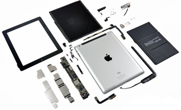 蘋果全新ipad 3拆解：高通、博通、三星包攬芯片代工（圖文）