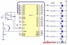 單片機實現(xiàn)的led流水燈電路