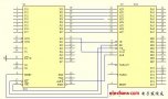 8031单片机典型应用电路（2）：8155接口电路图