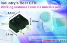 Vishay推出新款高性能、小尺寸反射光传感器 TCNT2000