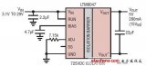 725V DC 隔离型低噪声μModule 稳压器电路图