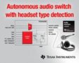 德州仪器(TI)推出最新耳麦音频检测及配置开关IC TS3A225E