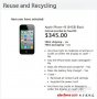 苹果iPhone回收价格表 4S最高345美元