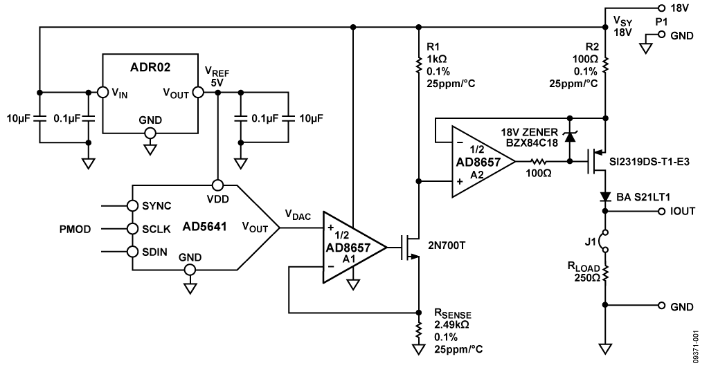 ADI:4-20mA低功耗、14位、過程控制電流環路發送器