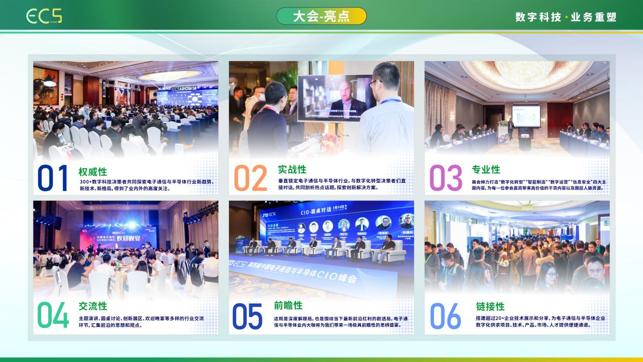 ECS2023第五屆中國電子通信與半導體CIO峰會強勢來襲！