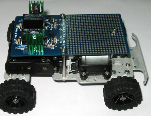 電賽展示：四輪越野型車體硬件設計曝光