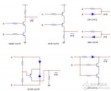 三极管和二极管组成的逻辑门电路设计图