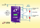 凌力爾特公司推出一款雙通道同步降壓型 DC/DC 控制器 LTC3887