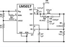 基于 LM5017 的反相升降壓電路支持負電源