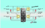四输出多相降压型 DC/DC 控制器采用 DrMOS 或电源模块工作以提供高达 260A 电流