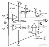 xtr105電路原理圖 xtr105中文資料應用電路圖 英文數據手冊