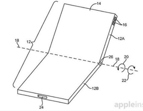 iPhone8要放大招？苹果再获可折叠屏幕专利