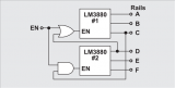 LM3880/LM3881多通道加电的断电电源排序功能