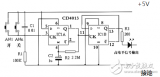 CD4013集成电路信号传送特性及应用电路（多地控制灯开关）