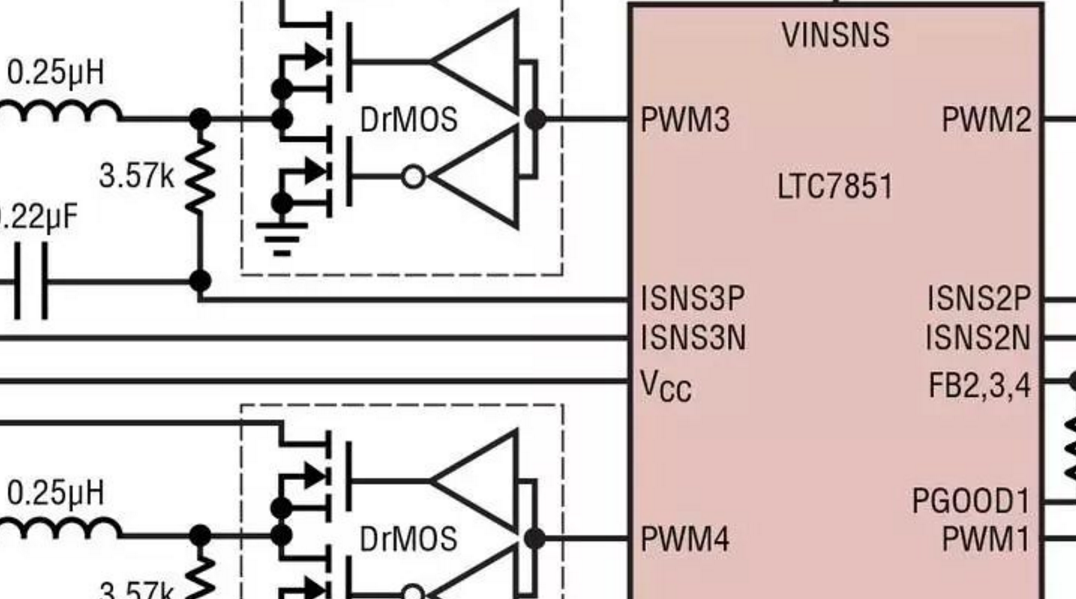 基于LTC7851/-1的智能IC、可横跨多种平台扩展的高效率电源解决方案