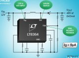 ADI 推出 Power by Linear 的 LT8364 该器件是一款电流模式、2MHz 升压型 DC/DC 转换器