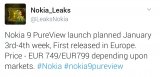 诺基亚9迭代版搭载骁龙855支持5G网络将于今年...