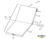 苹果折叠屏专利曝光将不同于华为的横向折叠设计而采用了纵向折叠