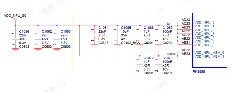 RK3588 VDD_NPU电源PCB设计注意事项