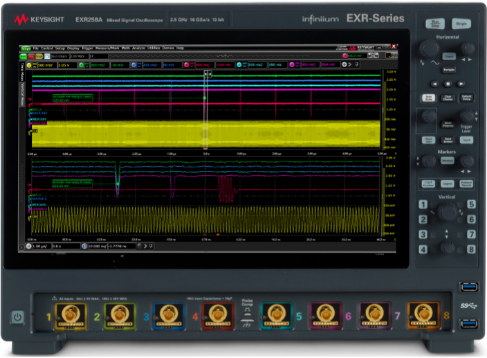 EXR示波器系列小故事三，<b class='flag-5'>USB2.0</b><b class='flag-5'>高速</b>信号质量一致性测试