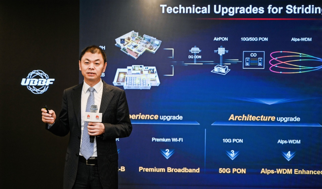UBBF 2023 | 华为发布F5.5G六大技术升级，全面提升网络能力、加速商业正循环